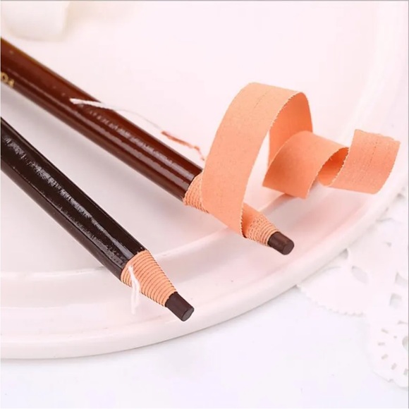 1 Pc Eyebrow Pen Waterproof Permanent Black Eye brow Pencil Makeup Tools - Picture 6 of 8